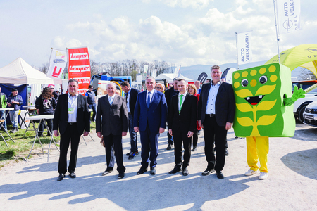 Sprehod po sejmu po uradnem odprtju